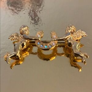 Kirks Folly Gold Angelic Brooch